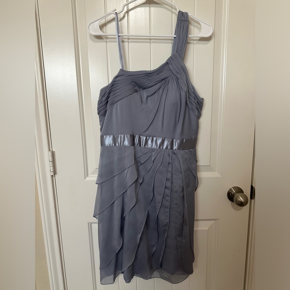 Adrianna Papell Women's Tiered Chiffon One Shoulder Dress